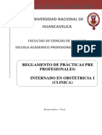 Reglamento Del Practicas Pre Profesionales- 2004- 2008 (Clínico y Rural)