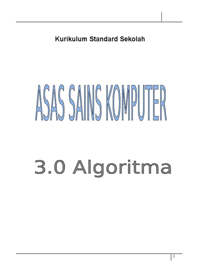 Modul 3.0 Algoritma