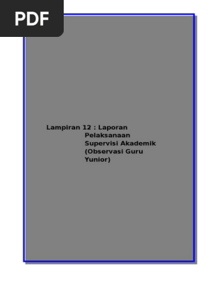 Program Supervisi Guru Yunior