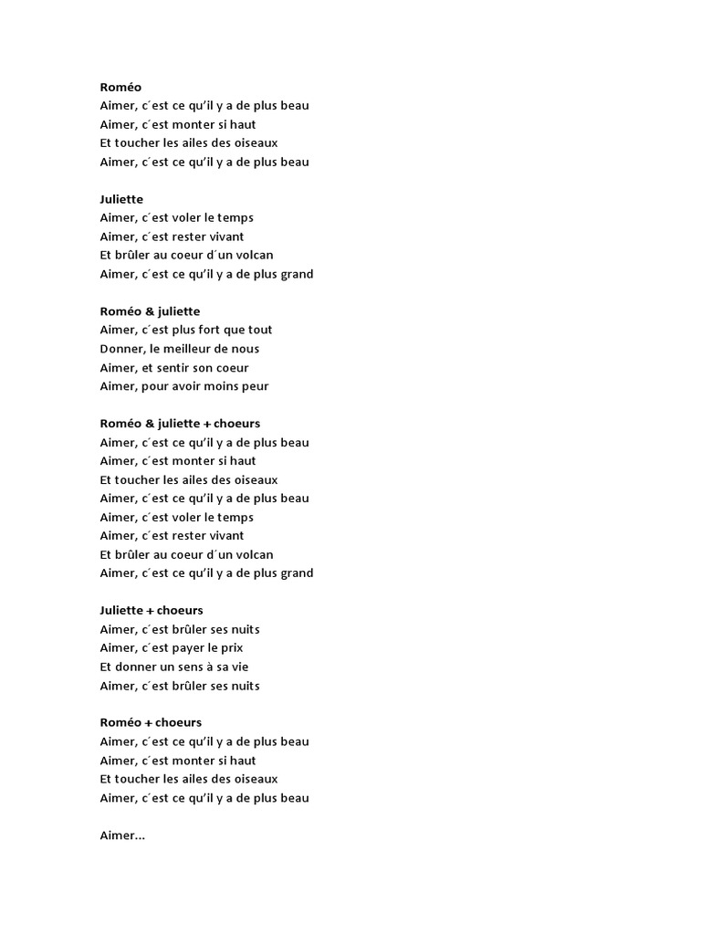 Paroles De Chansons Anciennes Gratuites à Imprimer