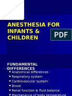 Anesthesia for Infants & Children