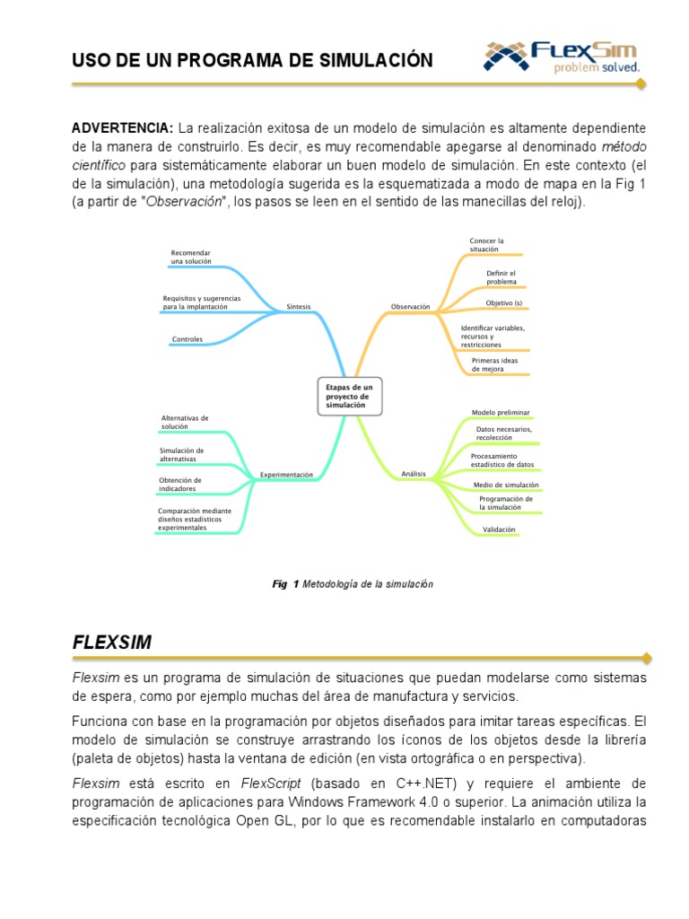 Clases de Objetos e Inicio en Flexsim | PDF | Simulación | Programación ...
