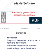 Panorama General de La Ingeniería de Software