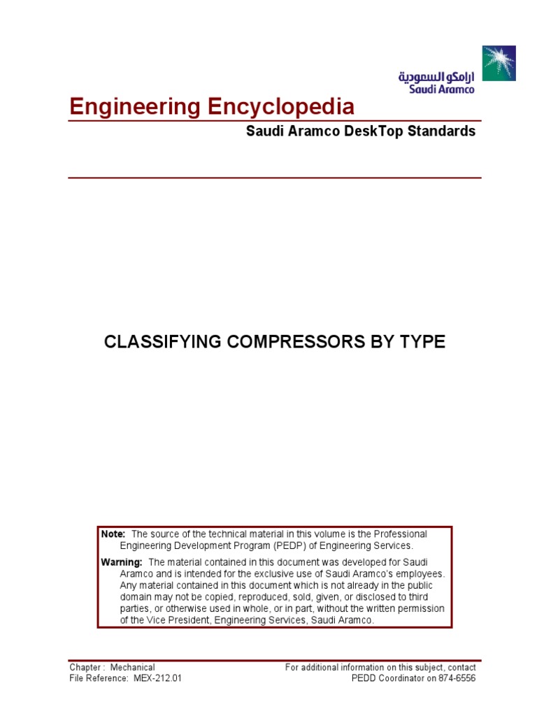 Classifying Compressors by Type PDF | PDF | Gas Compressor | Piston