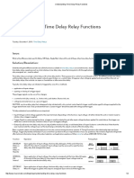 Understanding Time Delay Relay Functions