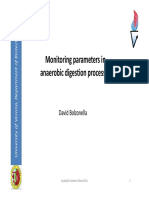 Monitoring Parameters in Anaerobic Digestion Processes