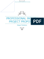 Professional Inquiry Project Proposal