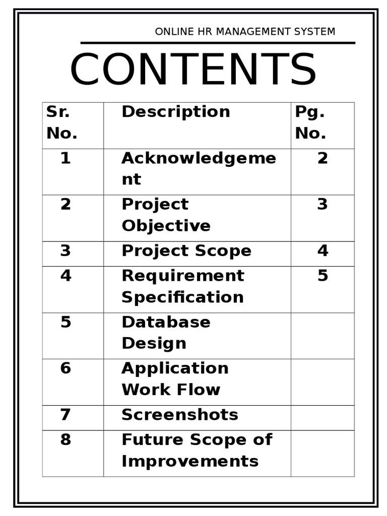 Online HR Management System Overview | PDF | World Wide Web | Internet ...