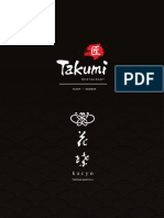 TakumiKacyo DinnerMenu