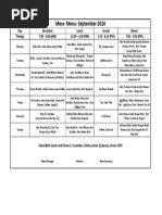 BGH - Menu - March (16-31) - Final | PDF | Chutney | Curry