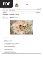 Receita de Ceviche de Salmão - Comida e Receitas