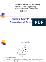 Aggregate Specific Gravity and Absorption Lab Report