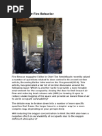 Compartment Fire Behavior