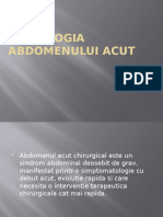 Semiologia Abdomen Acut