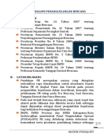 Materi Pusdalops Penanggulangan Bencana