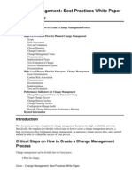 Cisco Change Management Best Practices