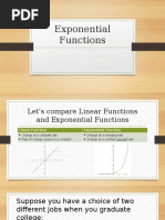 Exponential Functions Powerpoint