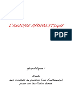 ! Analyse Géopolitique Méthode Exemple Libye