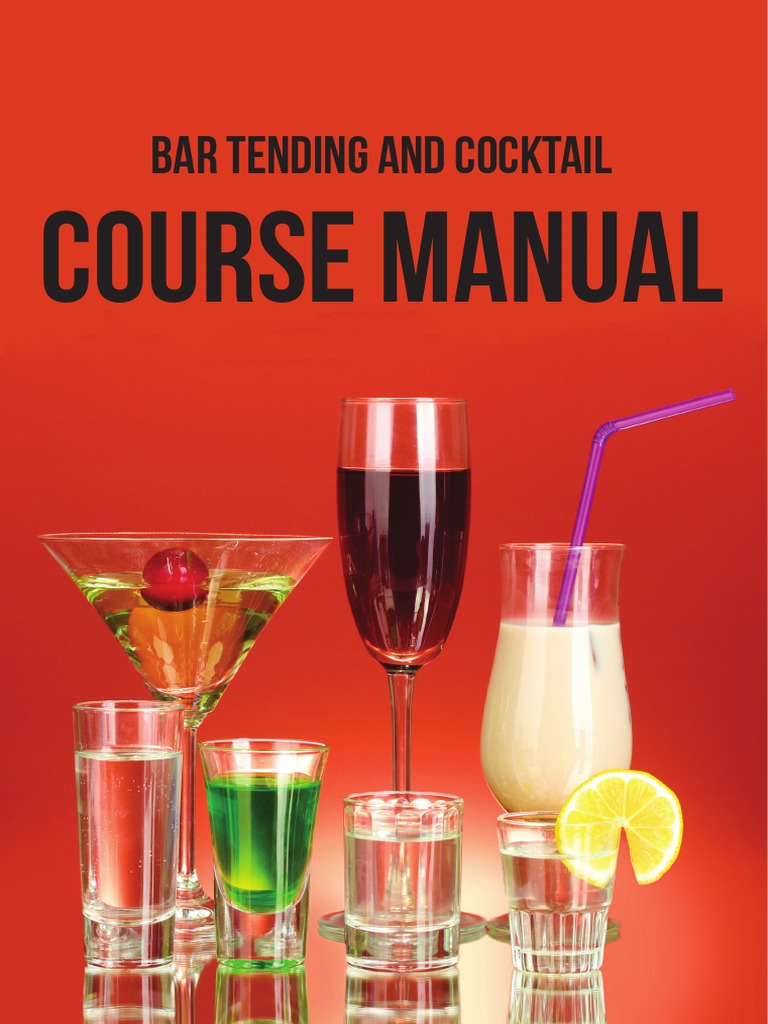 Bar Tending and Cocktail: Course Manual | PDF | Bar | Drink