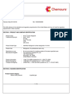 Chemours Freon 410A MSDS (5-12-2016)