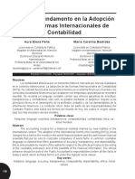 Peña, A. E., & Bastidas, M. C. (2007) - La Ética, Fundamento en La Adopción de Las Normas Internacionales de Contabilidad. Actualidad Contable FACES, 10 (14), 118-128 PDF