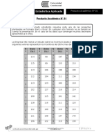 ENUNCIADO Producto Académico N 01 - Estadística Aplicada UCCI