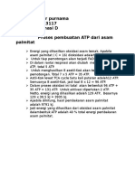 ATP Produksi dari Asam Palmitat Oksidasi