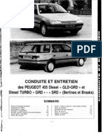 Manual de Taller 405 GRD-GLD-SRD (Fase 1 - Francia)
