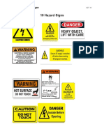 10 Hazard Signs: Mary Jane L. Dumalagan