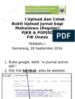 Tutorial Upload Dan Cetak Bukti Upload Jurnal PJKR Unnes TERBARU