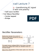 L8 Rectifier Parameters, Filters and Multiple Diodes - S11617