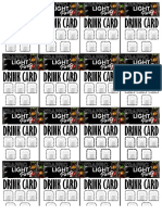 Drink Card Drink Card Drink Card Drink Card