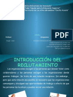 Presentacion Reclutamiento