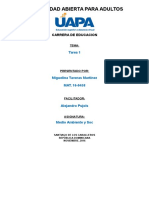 Tarea 1 Medio Ambiente