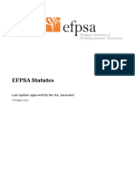 Efpsa Statutes Approved August 2010