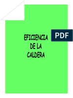 Eficiencia Calderas