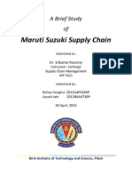 Maruti Supply Chain
