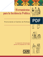 CARE - Guias y Herramientas para La Incidencia PDF