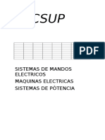 Tecsup: Sistemas de Mandos Electricos Maquinas Electricas Sistemas de Pòtencia