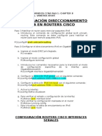 Configuración Direccionamiento Ipv6 en Routers Cisco - Enrutamiento Estático