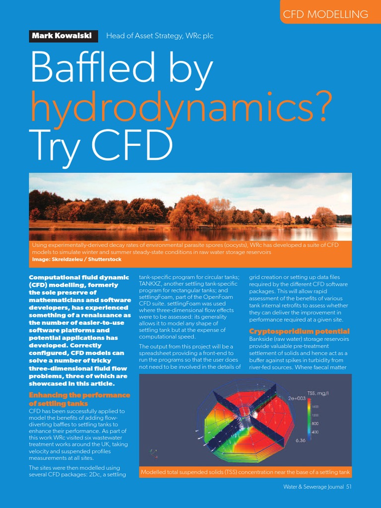 CFD Applications in Water Management | PDF | Computational Fluid ...