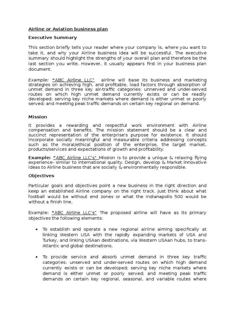 Sample fbo business plan image