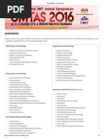 SUBTHEMES – UMTAS 2016