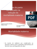 Maykon Dos Santos Marinho - Implicações Do Parto Humanizado Na Redução Da Mortalidade Materna