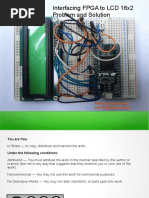 Interfacing LCD With F Pga