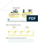 Fichas Palabras Polisémicas PDF