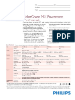 ColorGraze MX Powercore SpecSheet 10x60