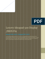 Lenovo Ideapad 500 15 ACZ Laptop Dispaly Drivers Fix