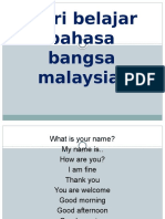 Mari Belajar Bahasa Bangsa Malaysia