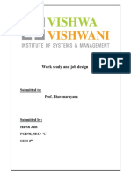 78600760 Work Study and Job Design